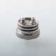 YFTK Ti Flash e-Vapor V4.5S+ Style RTA Rebuildable Tank Atomizer - Silver, Titanium + Glass, 4.5ml, 23mm Diameter