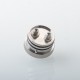YFTK Ti Flash e-Vapor V4.5S+ Style RTA Rebuildable Tank Atomizer - Silver, Titanium + Glass, 4.5ml, 23mm Diameter