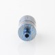 pNeumatyca Style RTA Rebuildable Tank Atomizer with 4.2ml Tank Tube - Blue, Titanium + Glass, 3.5ml, 22mm Diameter
