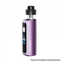 [Ships from Bonded Warehouse] Authentic GeekVape Aegis Force 80W Pod Mod Kit - Lris Purple, 3200mAh, 5ml, 0.2ohm / 0.4ohm