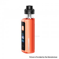 [Ships from Bonded Warehouse] Authentic GeekVape Aegis Force 80W Pod Mod Kit - Canyon Orange, 3200mAh, 5ml, 0.2ohm / 0.4ohm