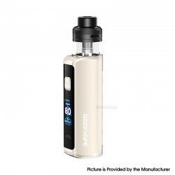 [Ships from Bonded Warehouse] Authentic GeekVape Aegis Force 80W Pod Mod Kit - Lvory White, 3200mAh, 5ml, 0.2ohm / 0.4ohm