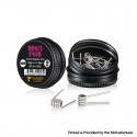 Authentic Thunder Cloud Pro Ni80 Pre-Built 4-Core Fused Clapton Coil - 0.25ohm, 28Ga x 4 + 38Ga (10 PCS)