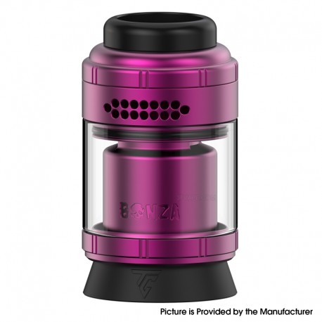Authentic Thunder Cloud Bonza Pro RTA Rebuildable Tank Atomizer - Purple, 4.0ml / 6.0ml, 26mm Diameter