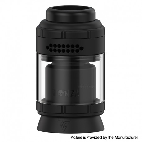 Authentic Thunder Cloud Bonza Pro RTA Rebuildable Tank Atomizer - Matte Black, 4.0ml / 6.0ml, 26mm Diameter