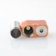 Authentic Ambition Mods Emira 60W SBS Side by Side VW Box Mod - Copper Orange, VW 1~60W, 1 x 18650