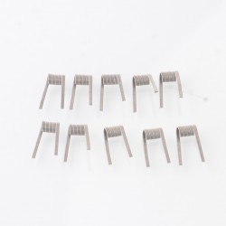 Authentic Thunder Cloud Pro Ni80 Pre-Built 4-Core Fused Clapton Coil - 0.23ohm, 28Ga x 4 + 38Ga (10 PCS)