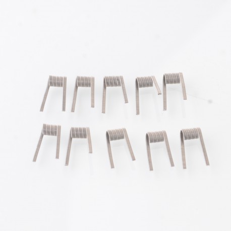 Authentic Thunder Cloud Pro Ni80 Pre-Built 4-Core Fused Clapton Coil - 0.23ohm, 28Ga x 4 + 38Ga (10 PCS)