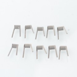 Authentic Thunder Cloud Pro Ni80 Pre-Built 4-Core Fused Clapton Coil - 0.25ohm, 28Ga x 4 + 38Ga (10 PCS)