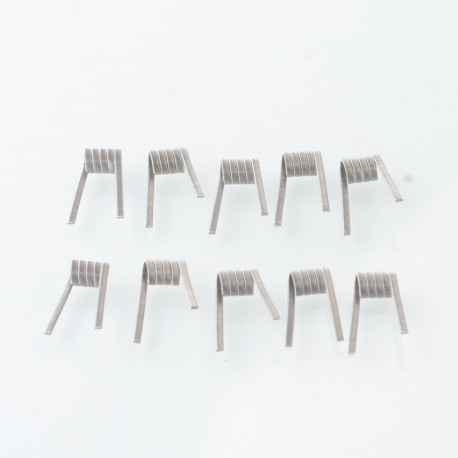 Authentic Thunder Cloud Pro Ni80 Pre-Built 4-Core Fused Clapton Coil - 0.25ohm, 28Ga x 4 + 38Ga (10 PCS)