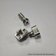 YFTK Sturdy MFG One Orion OneOrion Style RBA for LVE Orion ll / Orion II Pro - Silver, 3 x Airflow Pins 1.0, 2.5, 3.0mm