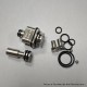 YFTK Sturdy MFG One Orion OneOrion Style RBA for LVE Orion ll / Orion II Pro - Silver, 3 x Airflow Pins 1.0, 2.5, 3.0mm