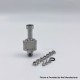 YFTK Monarchy Mobb TC Style RBA Bridge for Billet / BB / Boro Tank - Black, 7 PCS Air Pins 1.0, 1.5, 2.0, 2.5, 3.0, 3.5, 4.0mm