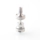 Authentic Auguse SEAMAN RTA Rebuildable Tank Atomizer - Silver, Stainless Steel + Glass, 5.0ml, 23mm Diameter