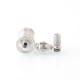 Authentic Auguse SEAMAN RTA Rebuildable Tank Atomizer - Silver, Stainless Steel + Glass, 5.0ml, 23mm Diameter