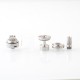 Authentic Auguse SEAMAN RTA Rebuildable Tank Atomizer - Silver, Stainless Steel + Glass, 5.0ml, 23mm Diameter