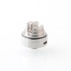Authentic Auguse SEAMAN RTA Rebuildable Tank Atomizer - Silver, Stainless Steel + Glass, 5.0ml, 23mm Diameter