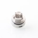 Authentic Auguse SEAMAN RTA Rebuildable Tank Atomizer - Silver, Stainless Steel + Glass, 5.0ml, 23mm Diameter