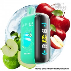 [Ships from EU Warehouse] Authentic Elf Bar Raya D3 25K Disposable Kit - Double Apple, 25,000 Puffs, 850mAh, 23ml, 50mg