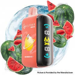 [Ships from EU Warehouse] Authentic Elf Bar Raya D3 25K Disposable Kit - Watermelon Ice, 25,000 Puffs, 850mAh, 23ml, 50mg