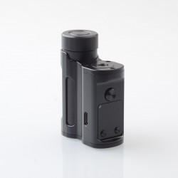 Authentic MECHVAPE x EVOLV Paramour DNA80C 80W SBS Box Mod - Full Black, VW 1~80W, 1 x 18650 / 21700, Evolv DNA80C Chip