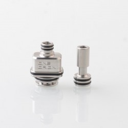 YFTK Sturdy MFG One Orion OneOrion Style RBA for LVE Orion ll / Orion II Pro - Silver, 3 x Airflow Pins 1.0, 2.5, 3.0mm