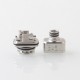 YFTK Sturdy MFG One Orion OneOrion Style RBA for LVE Orion ll / Orion II Pro - Silver, 3 x Airflow Pins 1.0, 2.5, 3.0mm