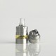 Rekavape BY-KA SE Nano Style Combi RTA Atomizer - Silver + Brown, 316SS + PEI, 3.5ml, Air Pins 1.2 / 1.4 / 1.7mm, 22mm