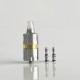 Rekavape BY-KA SE Nano Style Combi RTA Atomizer - Silver + Brown, 316SS + PEI, 3.5ml, Air Pins 1.2 / 1.4 / 1.7mm, 22mm