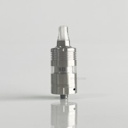Rekavape BY-KA SE Nano Style Combi RTA Atomizer - Silver + Translucent, 316SS + PCTG, 3.5ml, Air Pins 1.2 / 1.4 / 1.7mm, 22mm