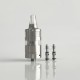 Rekavape BY-KA SE Nano Style Combi RTA Atomizer - Silver + Translucent, 316SS + PCTG, 3.5ml, Air Pins 1.2 / 1.4 / 1.7mm, 22mm