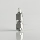 Rekavape BY-KA SE Style Combi RTA Atomizer - Silver + Translucent, 316SS + PCTG, 5.0ml, Air Pins 1.2 / 1.4 / 1.7mm, 22mm