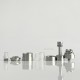 Rekavape BY-KA SE Style Combi RTA Atomizer - Silver + Translucent, 316SS + PCTG, 5.0ml, Air Pins 1.2 / 1.4 / 1.7mm, 22mm