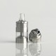 Rekavape BY-KA SE Style Combi RTA Atomizer - Silver + Translucent, 316SS + PCTG, 5.0ml, Air Pins 1.2 / 1.4 / 1.7mm, 22mm