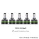[Ships from Bonded Warehouse] Authentic Uwell Crown Nano Tank Replacement Coil - 1.2ohm (5 PCS)