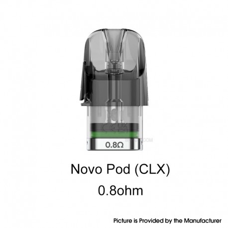 [Ships from Bonded Warehouse] Authentic SMOK Novo Pod Cartridge for Novo Classy Pod Kit 3ml / 2ml - CLX Mesh 0.8ohm (3 PCS)