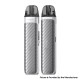 [Ships from Bonded Warehouse] Authentic Lost Vape Thelema Aura S Pod System Kit - Carbon Silver, VW5~40W, 1600mAh, 3ml, 0.6ohm