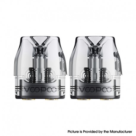 [Ships from Bonded Warehouse] Authentic VOOPOO Vmate Top Filling Pod Cartridge for Vmate Pro 2 Kit 3ml - 0.7ohm (2 PCS)