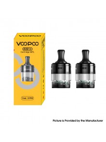 [Ships from Bonded Warehouse] Authentic Voopoo PnP X Pod Cartridge MTL for Drag S2 / Drag X2 - Black, 5ml, New Package (2 PCS)
