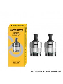[Ships from Bonded Warehouse] Authentic Voopoo PnP X Pod Cartridge MTL for Drag S2 / Drag X2 - Silver, 5ml, New Package (2 PCS)