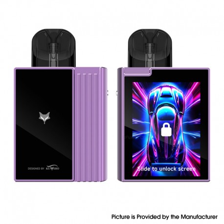 [Ships from Bonded Warehouse] Authentic Kumiho THOTH B Max Touch Screen Pod System Kit - Purple, 1300mAh, 2ml, 0.6ohm