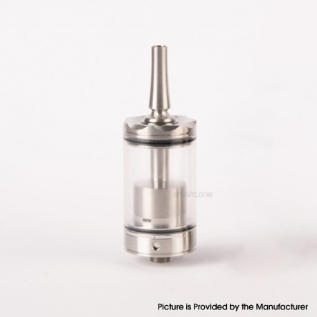 Rekavape Diplomat V1.5 Style MTL RTA Atomizer - Silver, 316SS + PC / PEI, 6.2ml, 3 PCS Air Pins:1.2, 1.5, 1.8mm, 23mm