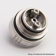 Rekavape Diplomat V1.5 Style MTL RTA Atomizer - Silver, 316SS + PC / PEI, 6.2ml, 3 PCS Air Pins:1.2, 1.5, 1.8mm, 23mm