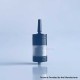 Rekavape Diplomat V1.5 Style MTL RTA Atomizer - Black, 316SS + PC / PEI, 6.2ml, 3 PCS Air Pins:1.2, 1.5, 1.8mm, 23mm
