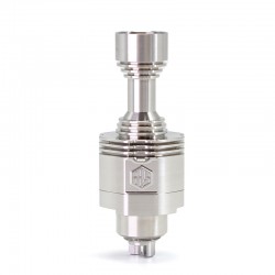 SXK Four One Five 415BB V2 Style MTL RBA for Billet / BB / Boro Tank - Silver, 5 PCS Air Pins 0,8 / 1,0 / 1,2 / 1,5 / 2,0mm