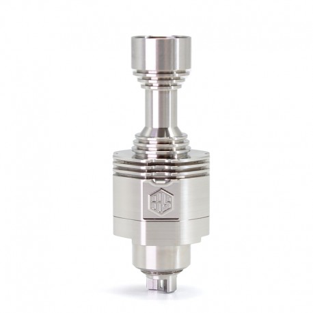 SXK Four One Five 415BB V2 Style MTL RBA for Billet / BB / Boro Tank - Silver, 5 PCS Air Pins 0,8 / 1,0 / 1,2 / 1,5 / 2,0mm
