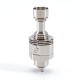 SXK Four One Five 415BB V2 Style MTL RBA for Billet / BB / Boro Tank - Silver, 5 PCS Air Pins 0,8 / 1,0 / 1,2 / 1,5 / 2,0mm