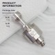 SXK Four One Five 415BB V2 Style MTL RBA for Billet / BB / Boro Tank - Silver, 5 PCS Air Pins 0,8 / 1,0 / 1,2 / 1,5 / 2,0mm