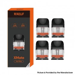 [Ships from Bonded Warehouse] Authenitc RXELF XMate 2.0 Top Filling Pod Cartridge for XMate C / XROS Kits - 3ml, 0.6ohm (4 PCS)