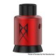Authentic Thunder Cloud x GrimmGreen Recoil R3 TSC RDA Atomizer - Red, SS + Aluminum, Single / Dual Coil, BF Pin, 24mm
